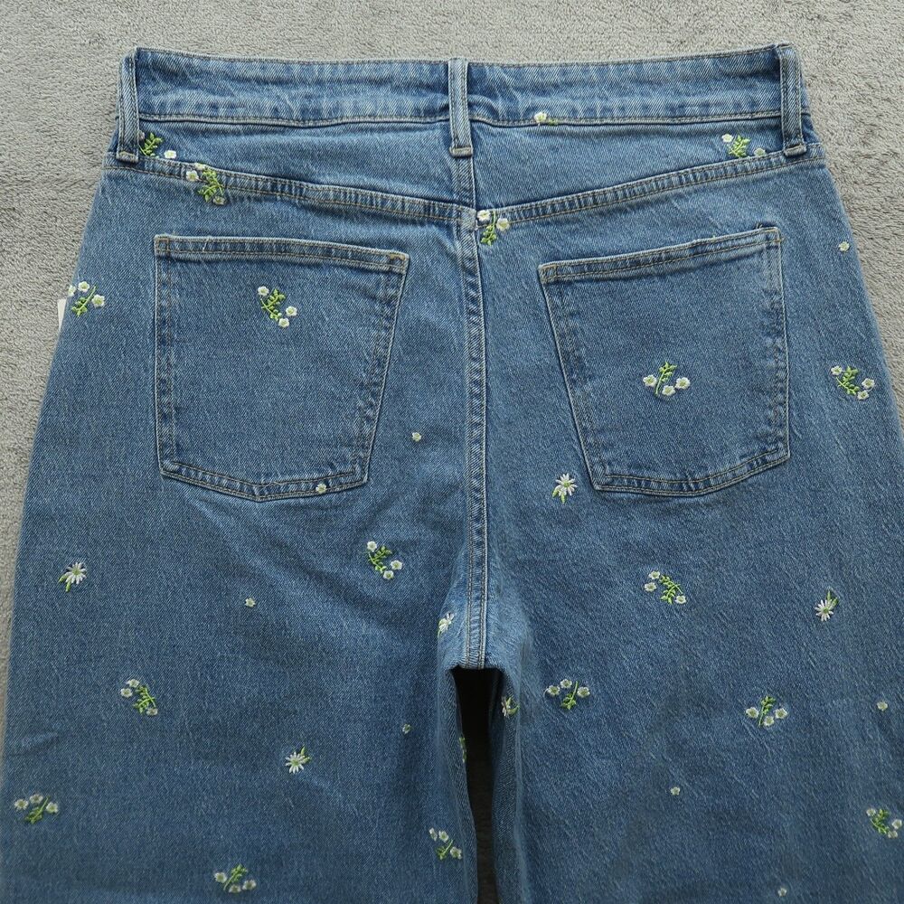 Free Assembly Jeans Women's Size 6 High-Rise Barrel Denim Pants 26" Inseam NWT - Picture 14 of 16